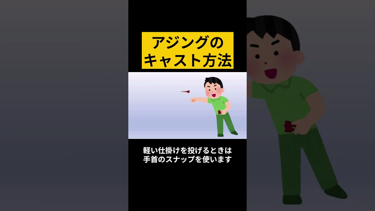 アジングのキャスト方法 軽いジグ単を投げる