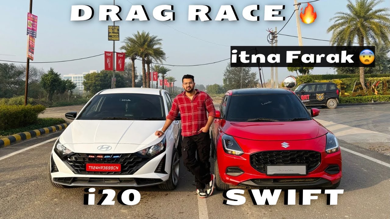 i20 magna VS SWIFT LXI DRAG RACE 🔥ll एक तरफा @sahilnangaliyaa