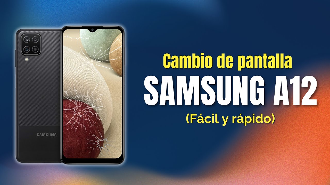 Samsung Galaxy A12 | Cambio de pantalla paso a paso (Reparación completa)