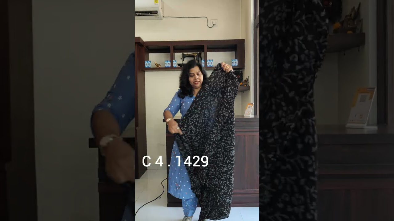 Crape Georgette Churidar Materials ❤️ Unjurus Lifestyle ❤️ Unstitched Churidar Materials 