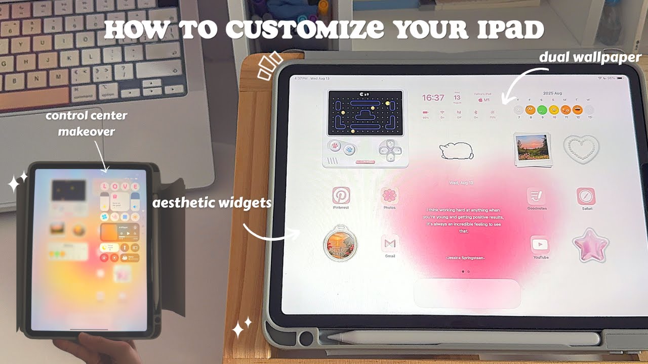 ⋆˚ ✨ How to customize your iPad | aesthetic homescreen, control center & hidden hacks