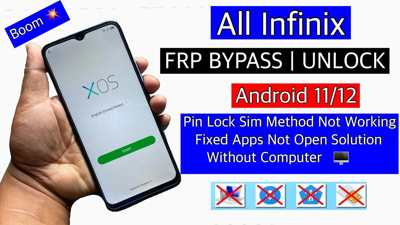 All Infinix Frp Bypass Android 11/12 || infinix android 11/12 remove google lock 2023 || without pc