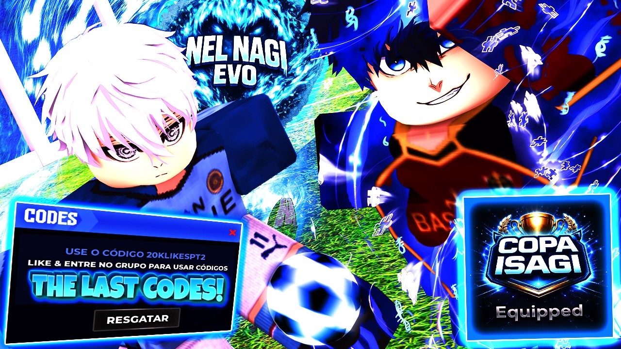 QUEEEE!!! VAZOU A PROXIMA UPDATE DUPLO EVO e NOVOS MEGA CODES do BLUE LOCK RIVALS!! #DARKRUAN100K