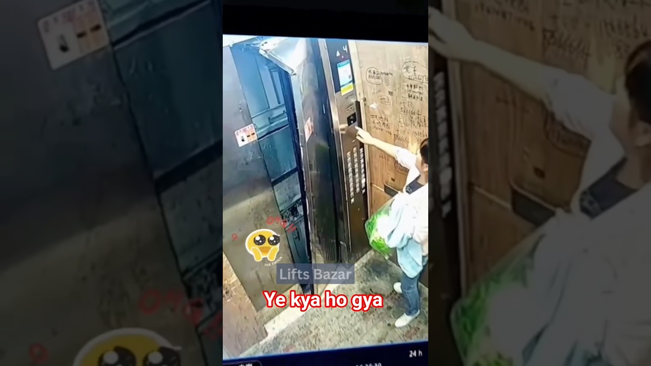 Ye kya ho gya lift mai #liftsafety #elevatorsafety #liftsafety #safety #safetyfirst #lift #elevator