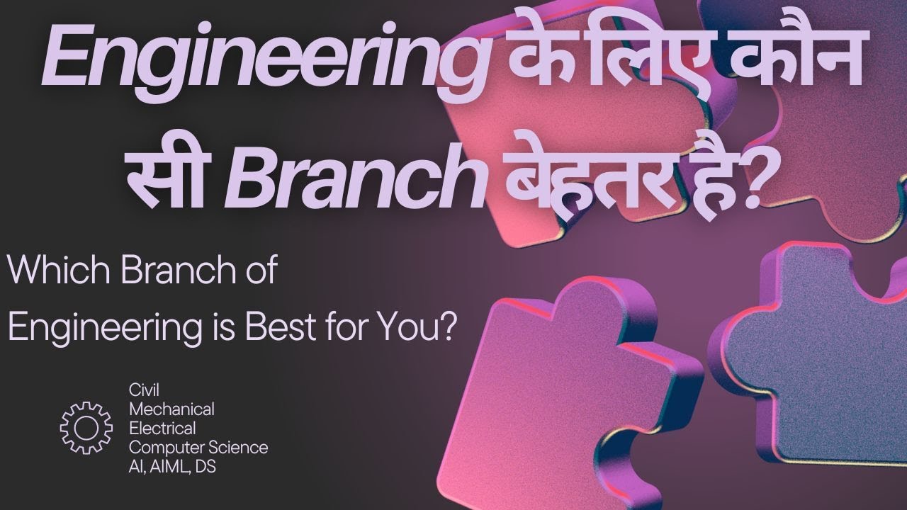 B.Tech के लिए कौन सी Branch बेहतर है? Which Branch of Engineering is Best for You? #engineering