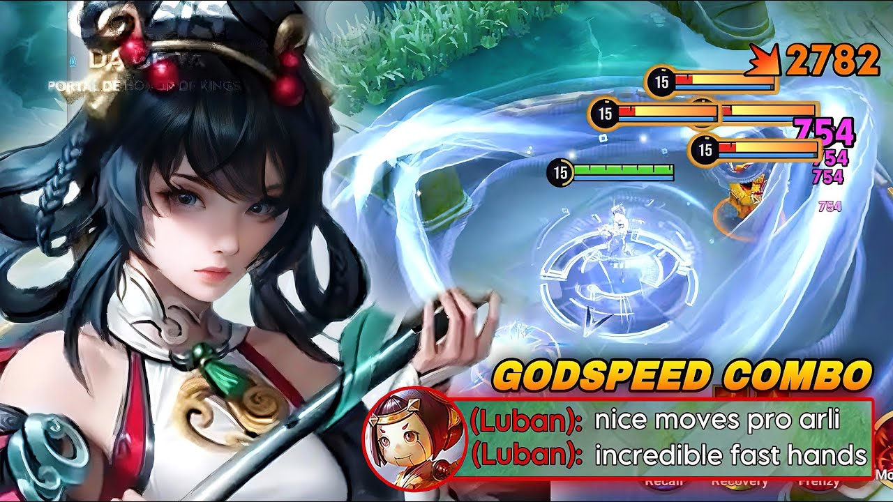 TOP 1 CHINA ARLI MAKING ENEMIES GO CRAZY WITH GODSPEED COMBO! | ARLI BUILD & ARCANA | HONOR OF KINGS