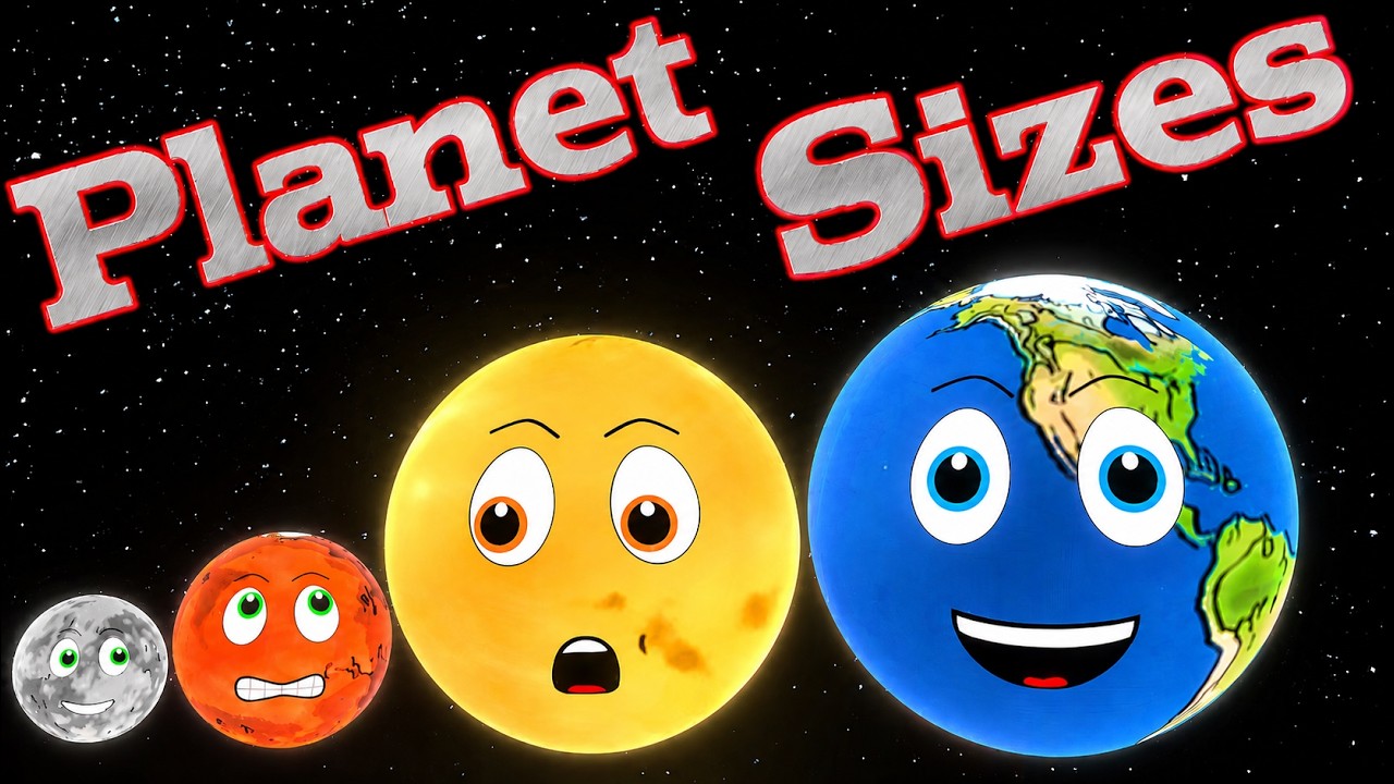 Planet Size Comparison for Kids | Space for Kids