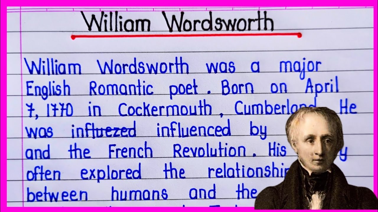 Biography of William Wordsworth || William Wordsworth Essay || Essay on William Wordsworth ||
