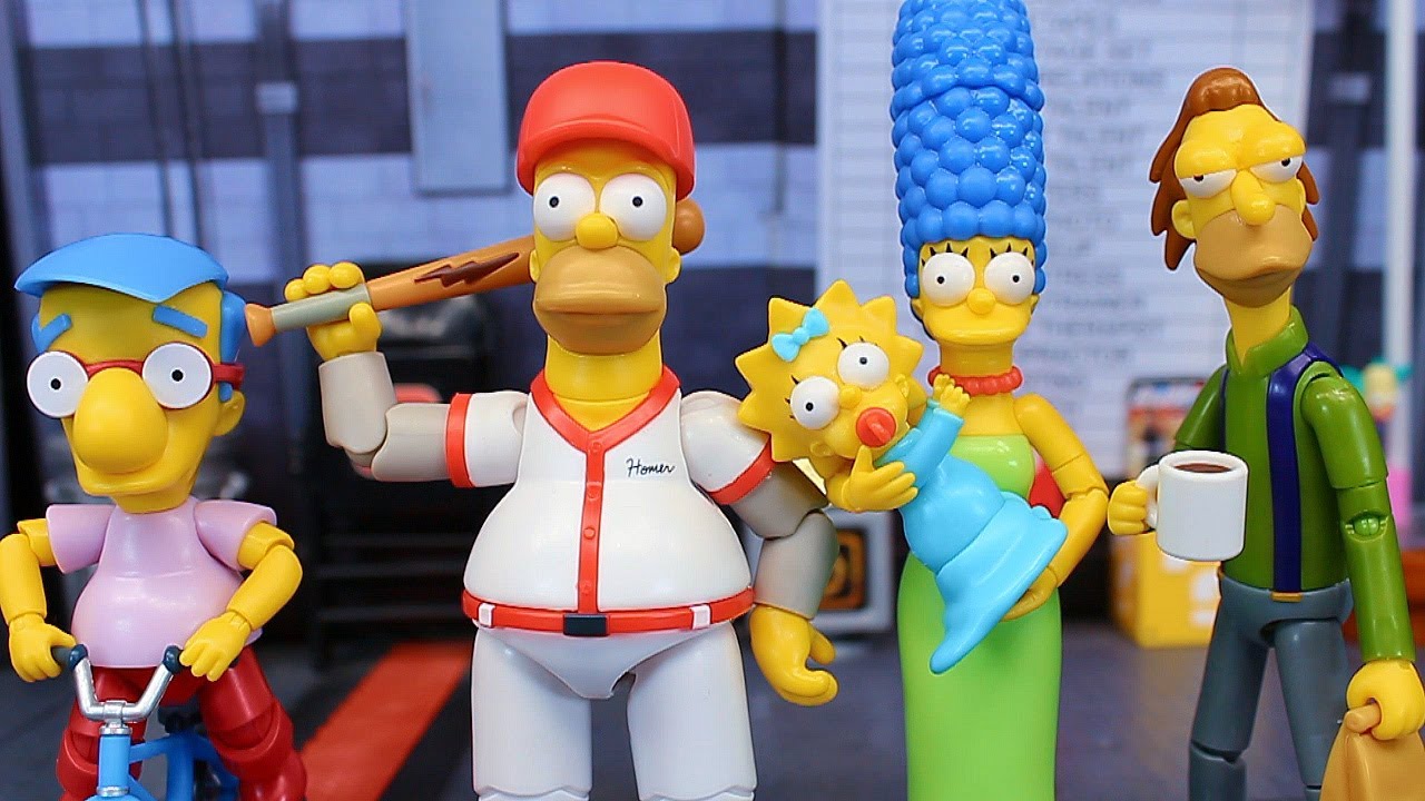 Обзор фигурки Jakks Pacific Wave 3 The Simpsons!