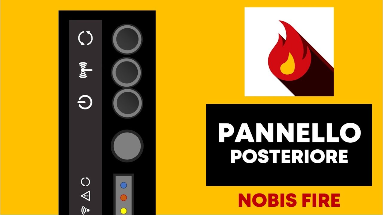 [TUTORIAL 2023] i comandi nella parte posteriore della stufa Nobis Fire