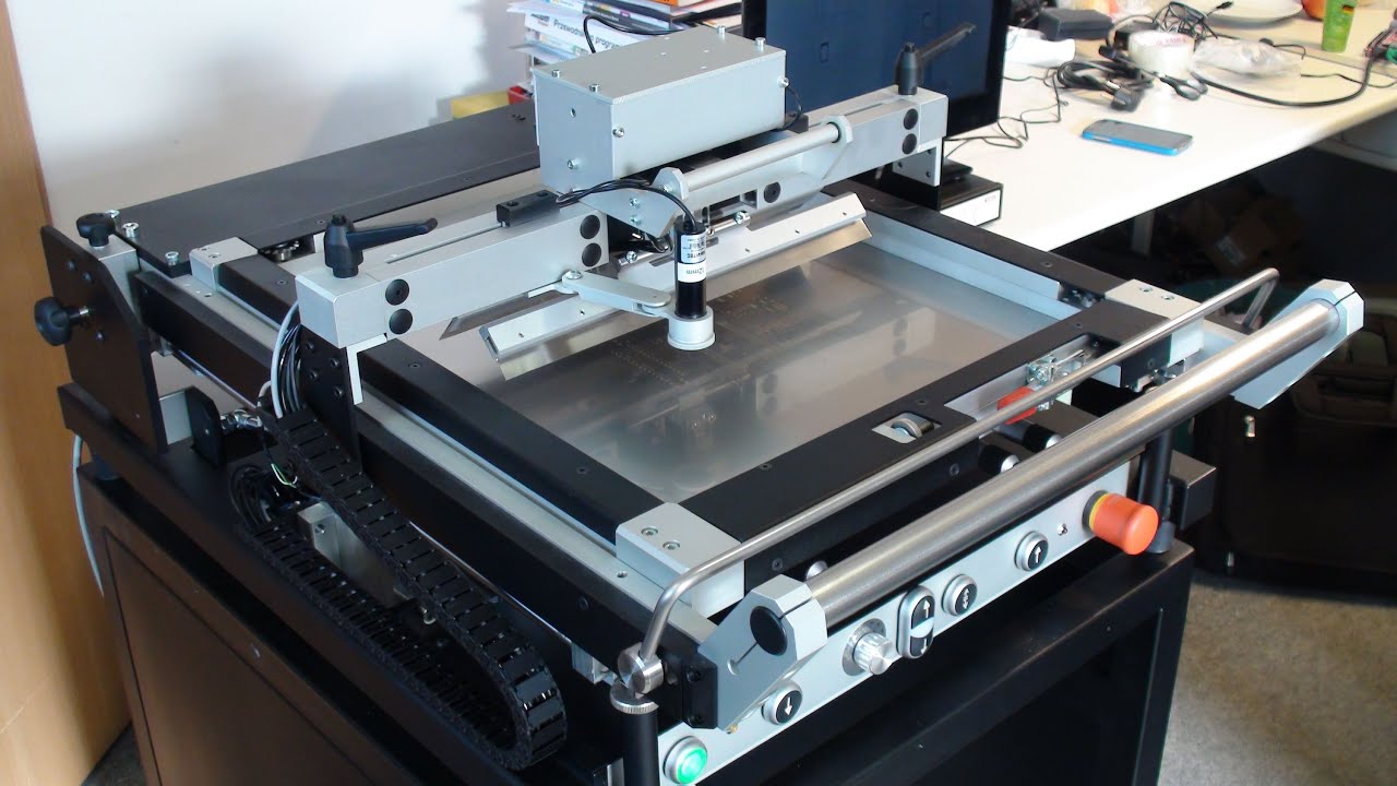 S40 customized stencil / screen printer presentation
