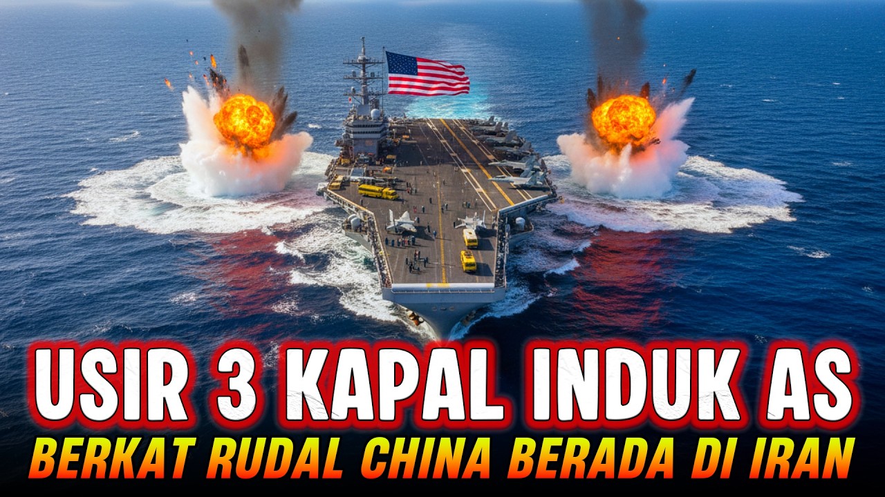 3 KAPAL INDUK AS MUNDUR DARI IRAN‼️400 DRONE IRAN MELUNCUR HUJANI KAPAL INDUK AS‼️