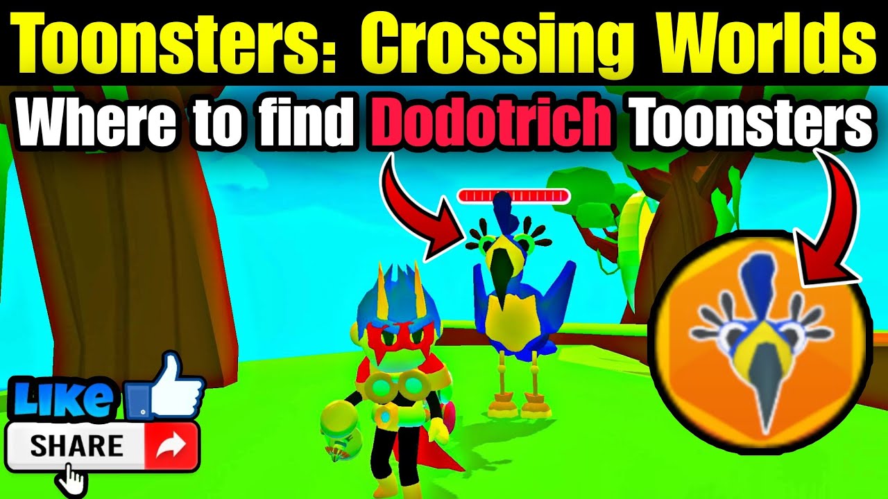 Dodotrich🦤 | Toonsters: Crossing Worlds | Where to find Chickuckoo & Dodotrich #rhodegamer