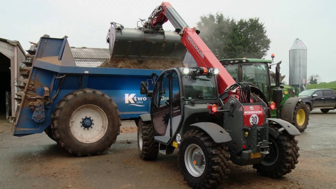 Weidemann – Teleskoplader T6027 Einsatz auf einem Geflügelhof in Irland