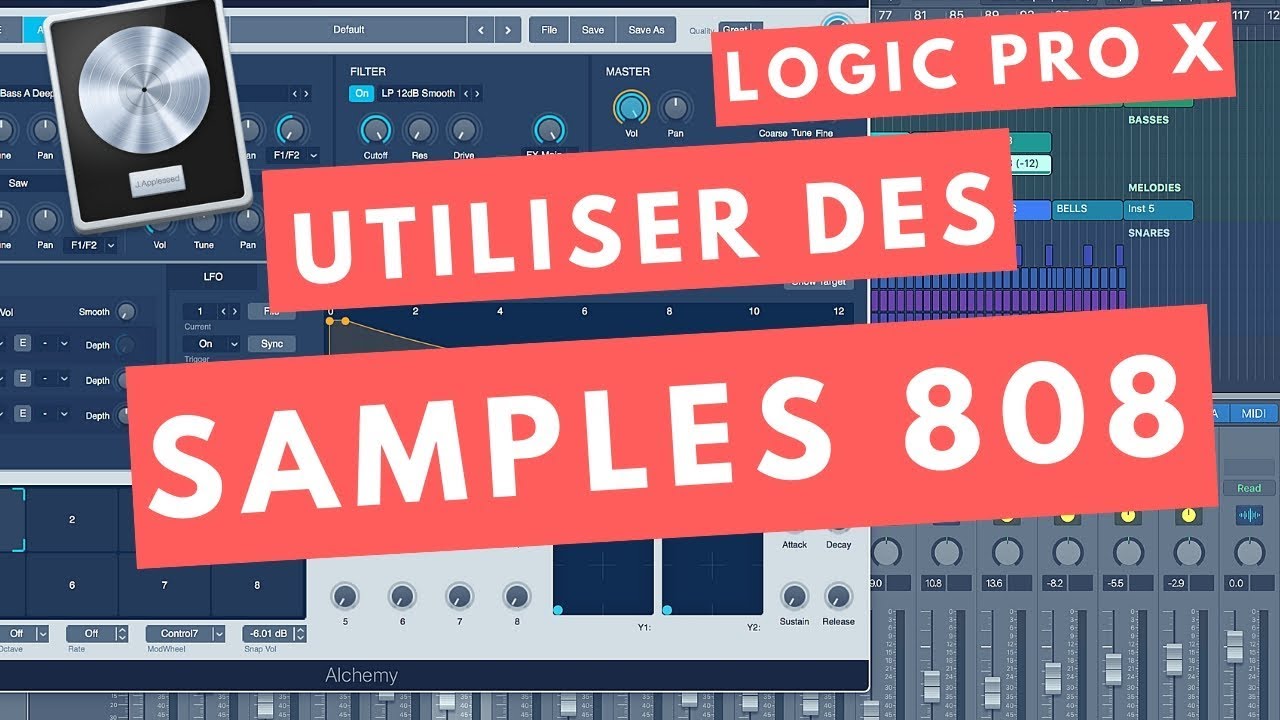 COMMENT UTILISER DES SAMPLES 808 DANS LOGIC PRO X