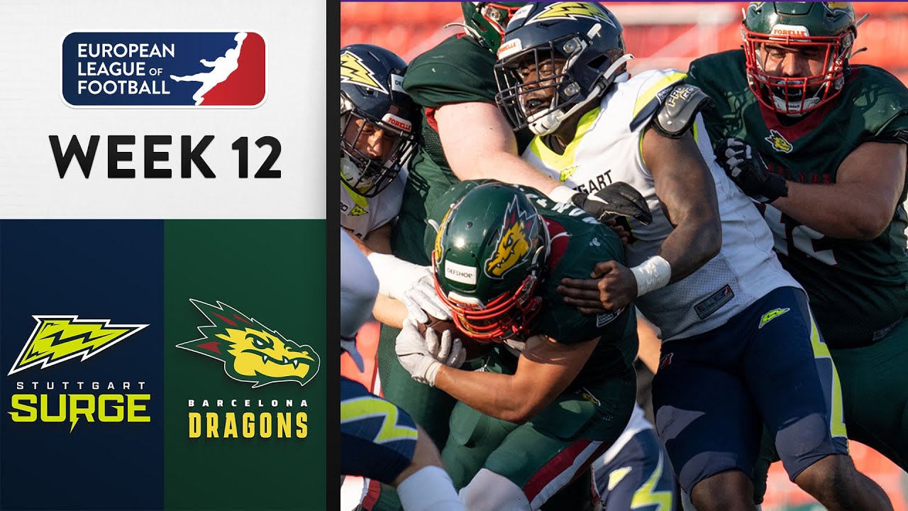 Stuttgart Surge @ Barcelona Dragons Highlights | Week 12 | Season 2023