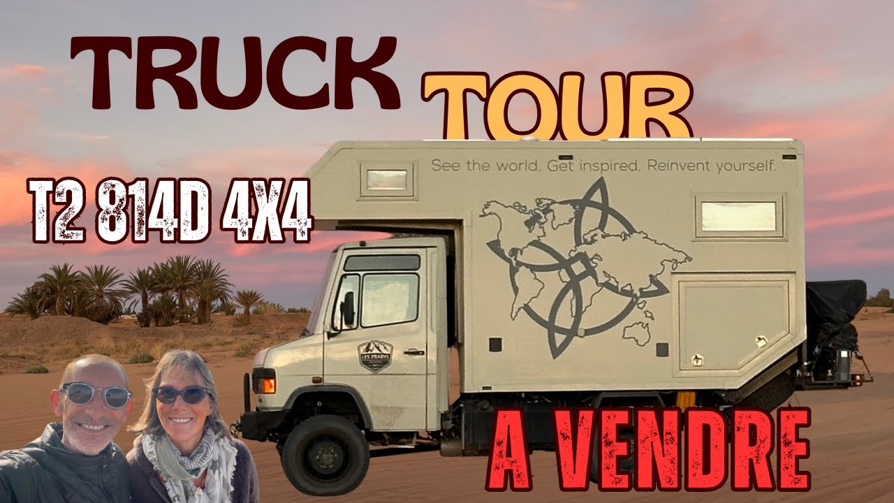 #314 TRUCK-TOUR MERCEDES T2 814D 4X4 - A VENDRE