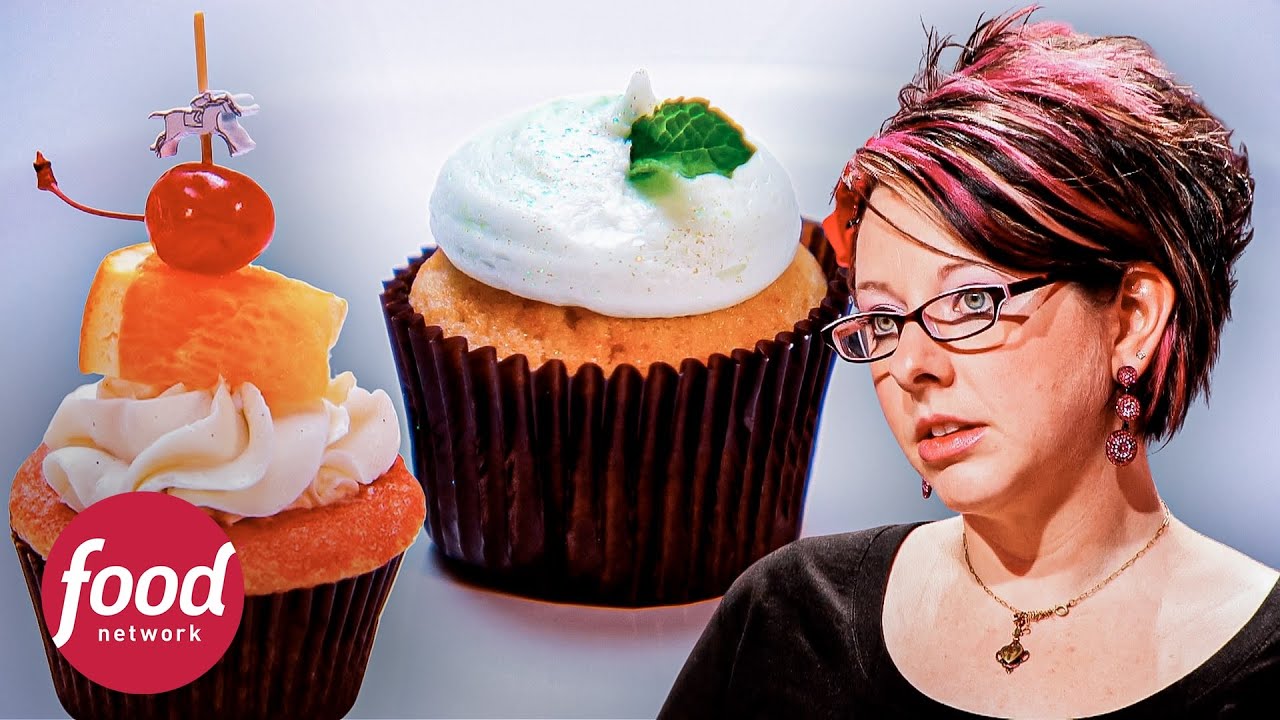 Cupcakes de whisky y otros cócteles sureños | Cupcake Wars | Food Network Latinoamérica