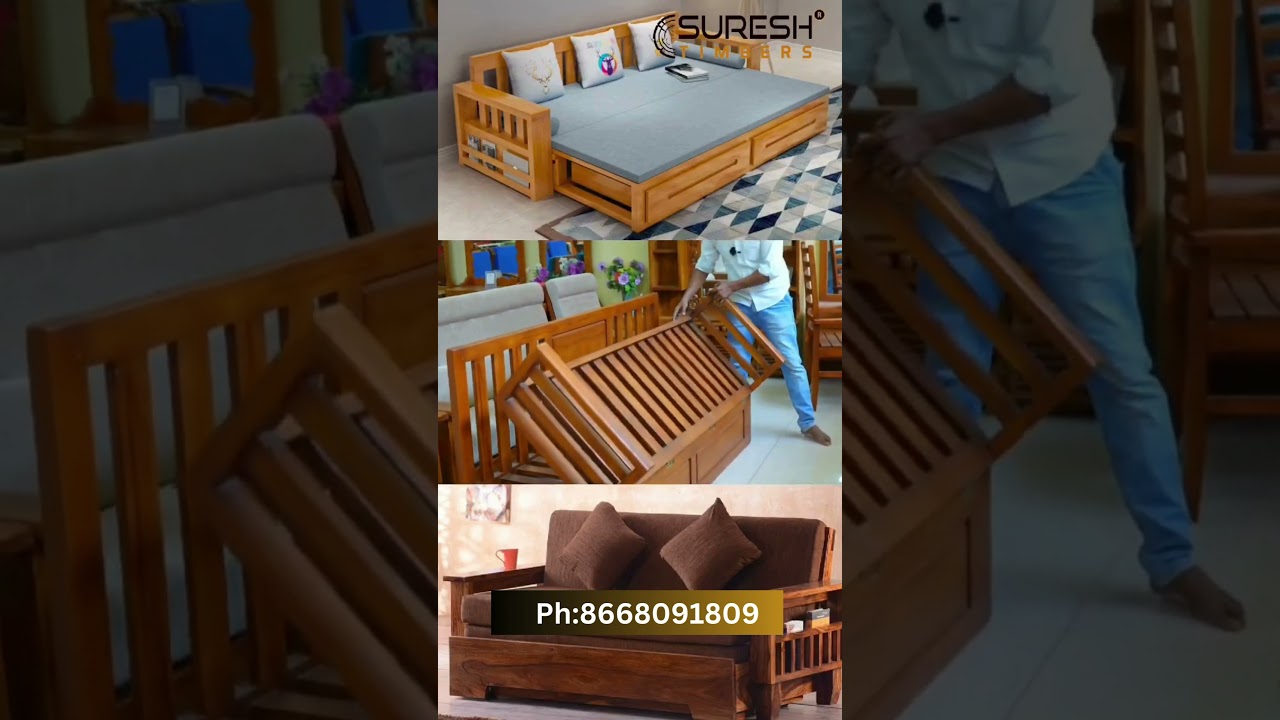 Space Free Teak Cot