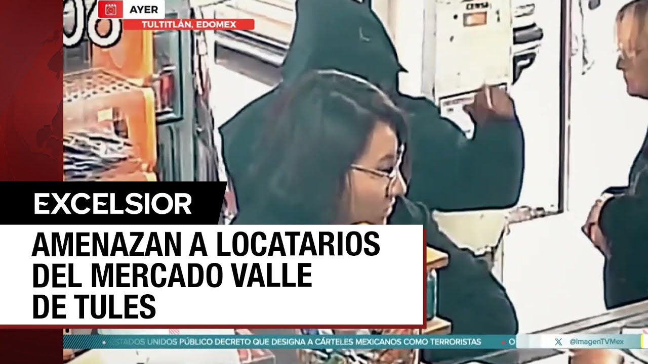 Por no pagar extorsión, intimidan con pistola a comerciante de Tultitlán