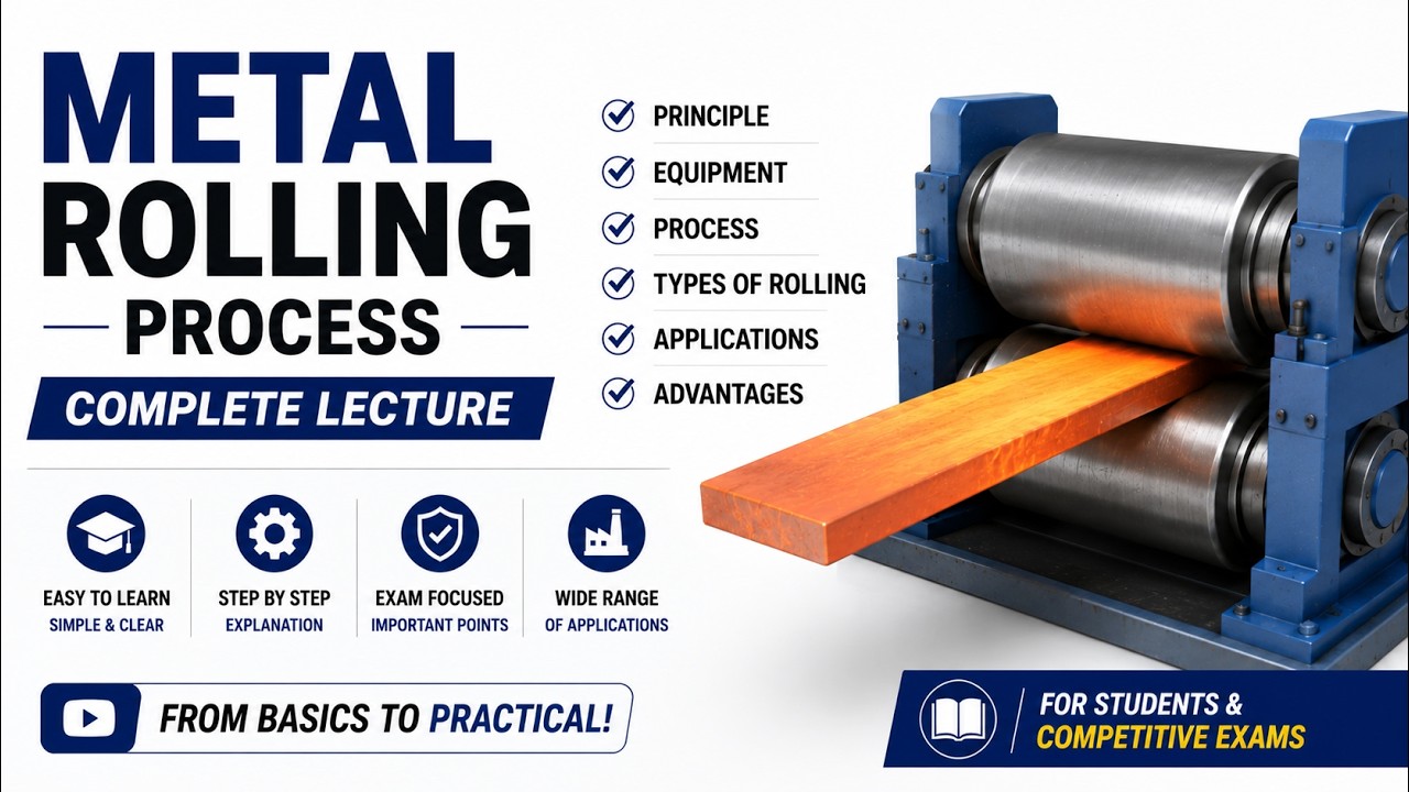 Rolling Process in Manufacturing | Explained with Diagram