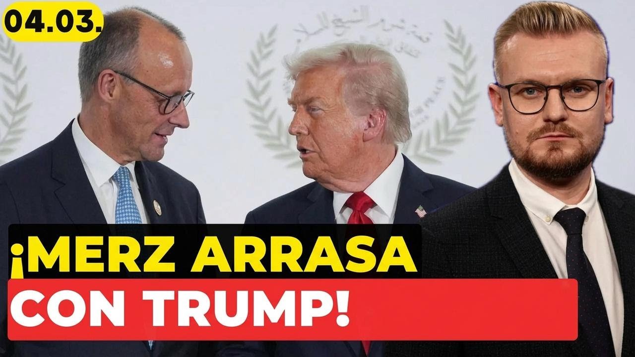 ¡Escándalo en EU! Merz le da la espalda a Trump por Ucrania - Pechiy