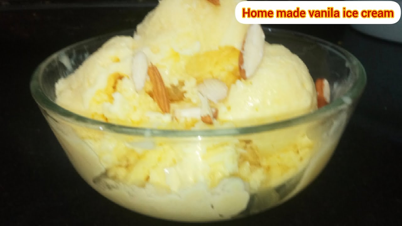 वनीला आइसक्रीम रेसिपी || How to Make Vanilla Ice Cream With Milk At Home ||  Ice Cream#Tastycooking