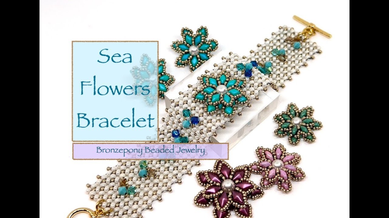 Sea Flowers Chenille Bracelet