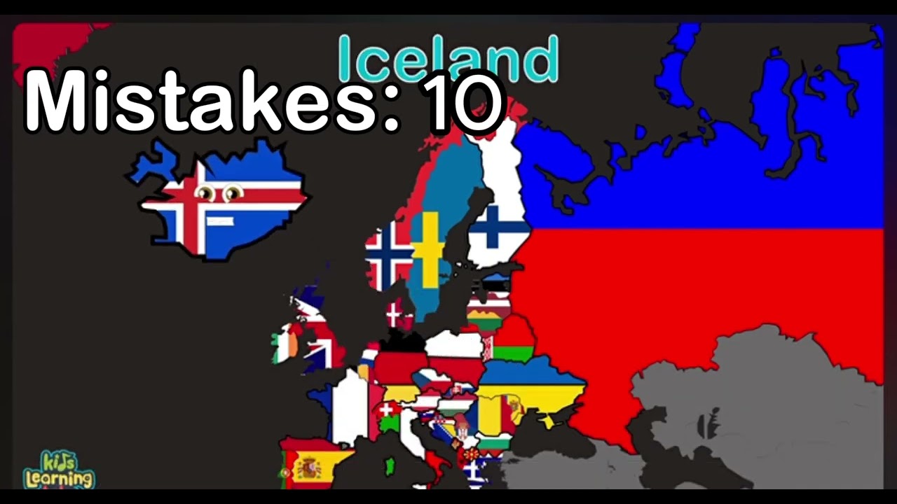 All mistakes in countries of the world with flags