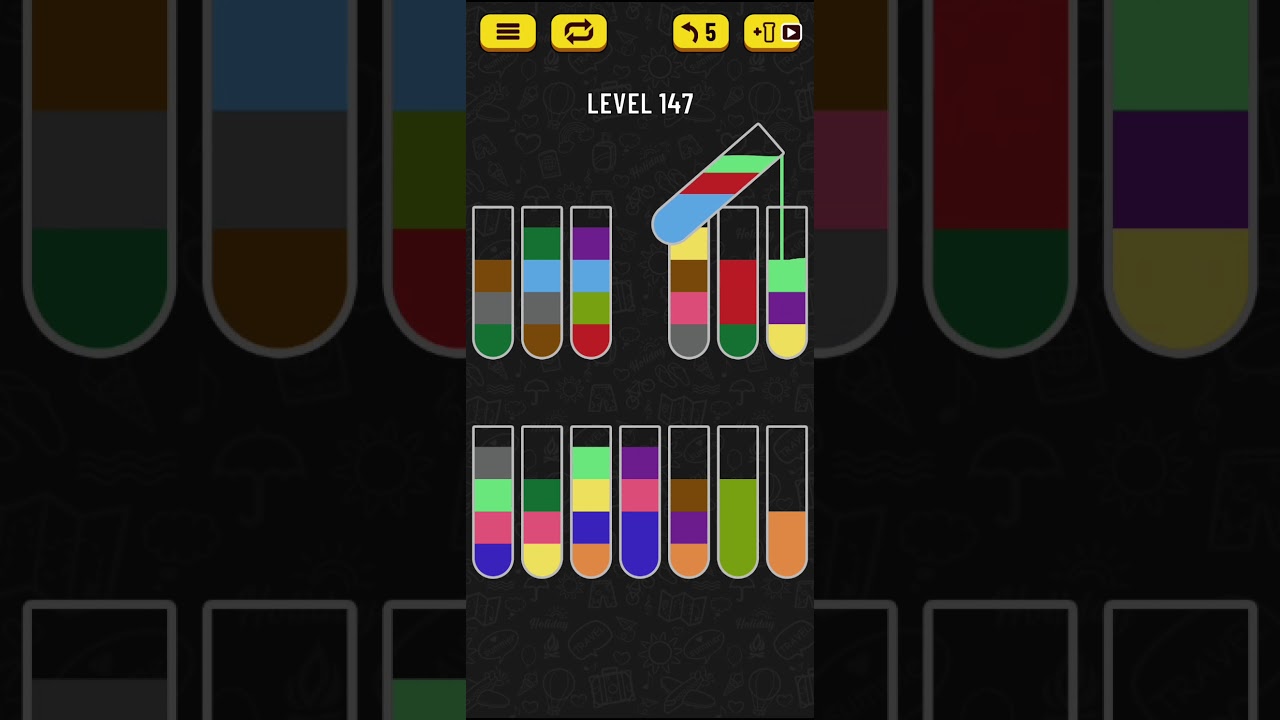 Water Sort Puzzle - level 147