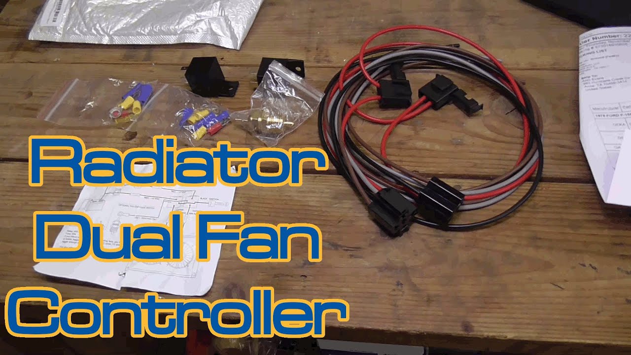 Dual Electric Fan Relay Kit Setup