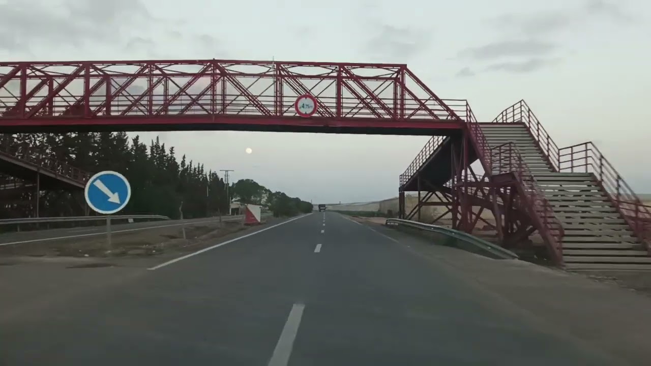 La route de Ouled Teima à Taroudantالطريق من أولاد تايمة إلى تارودانت