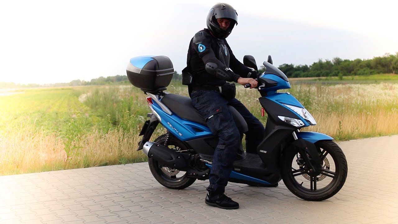 15 minut jazdy na skuterze Kymco Agility 16+ 125 #45 Szybcy i Wolni Vlog Jednoślad.pl