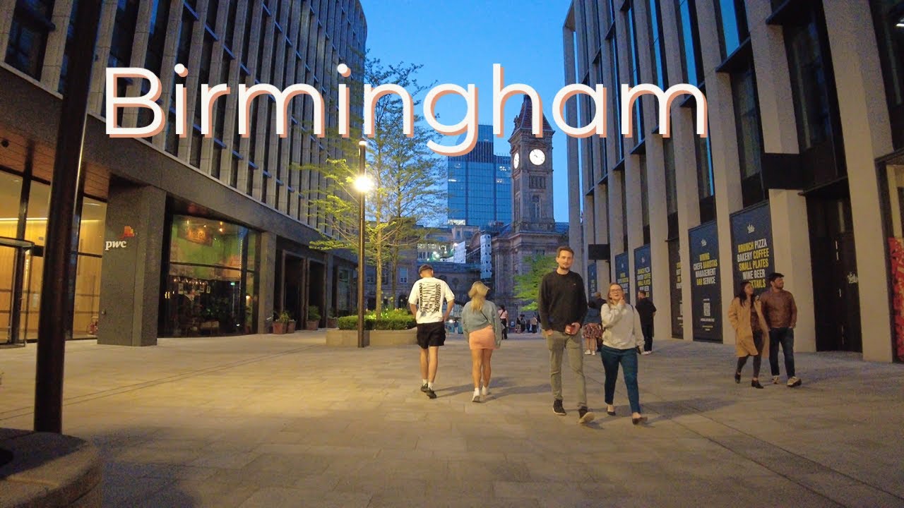 Evening walk | Centenary Square | Chamberlain Square | Victoria Square | New street | Birmingham