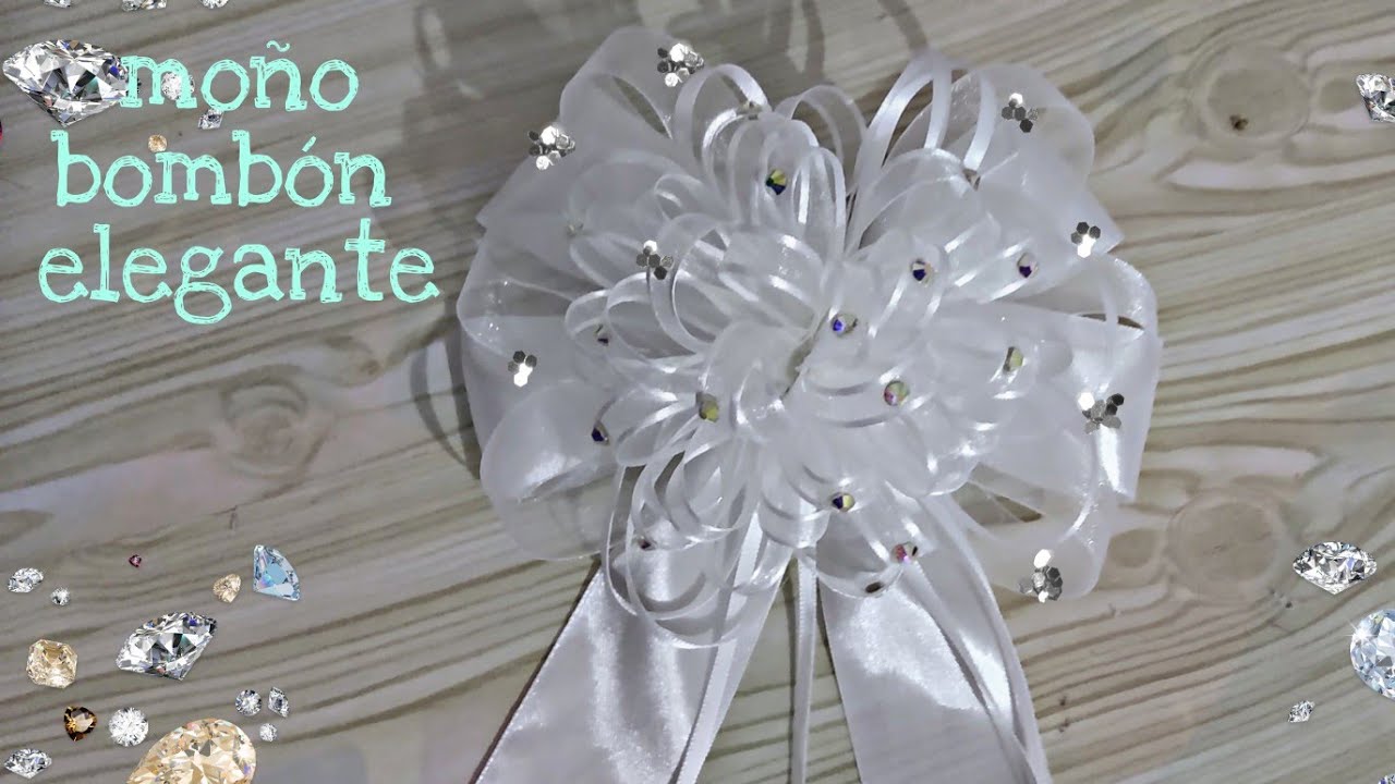 Moño elegante de organza 👧👧