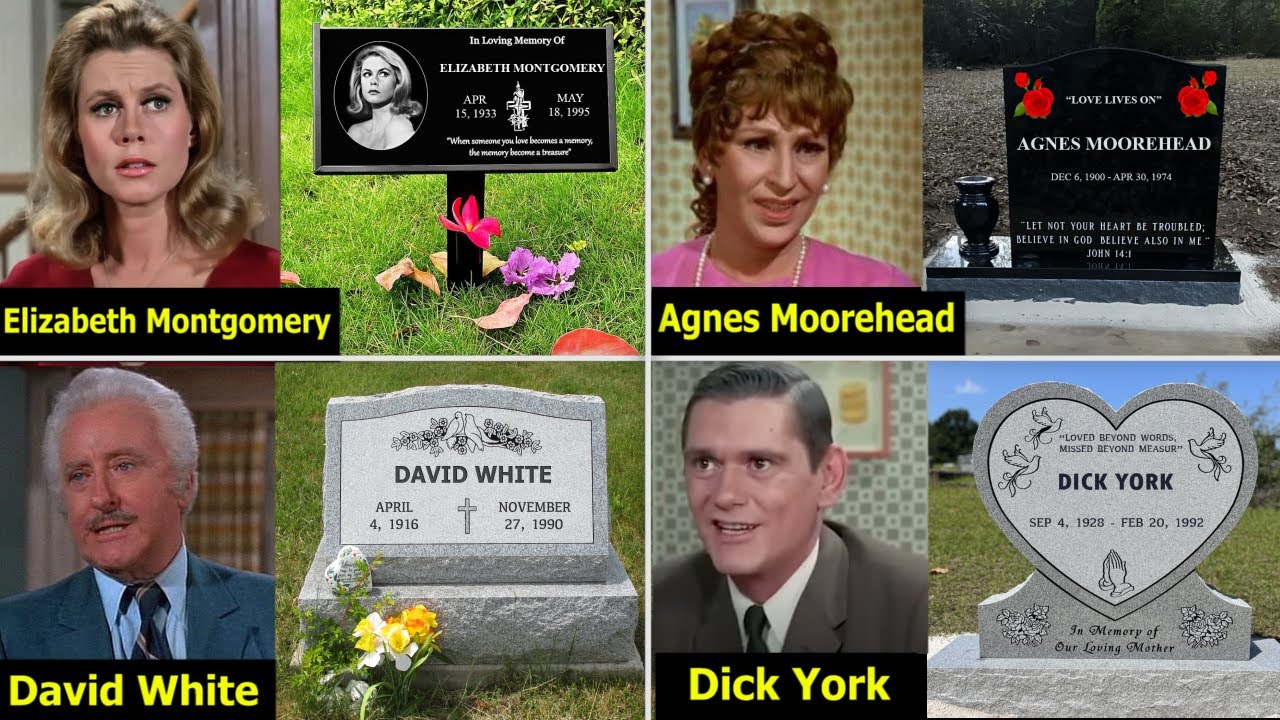 😢   Bewitched 1964 Actors Graveyards || Where Are They Buried ?