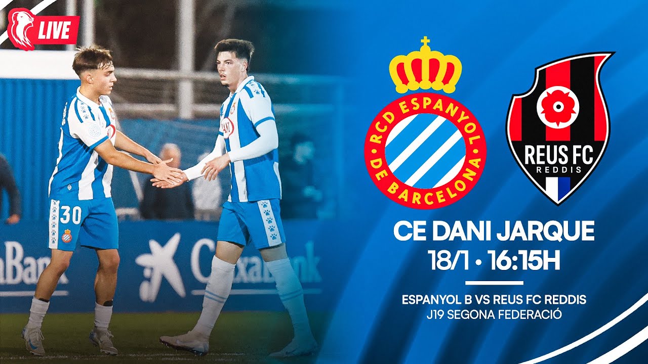 🔴 LIVE | ⚽ Espanyol B 🆚 Reus FC Reddis | J19 Segona RFEF
