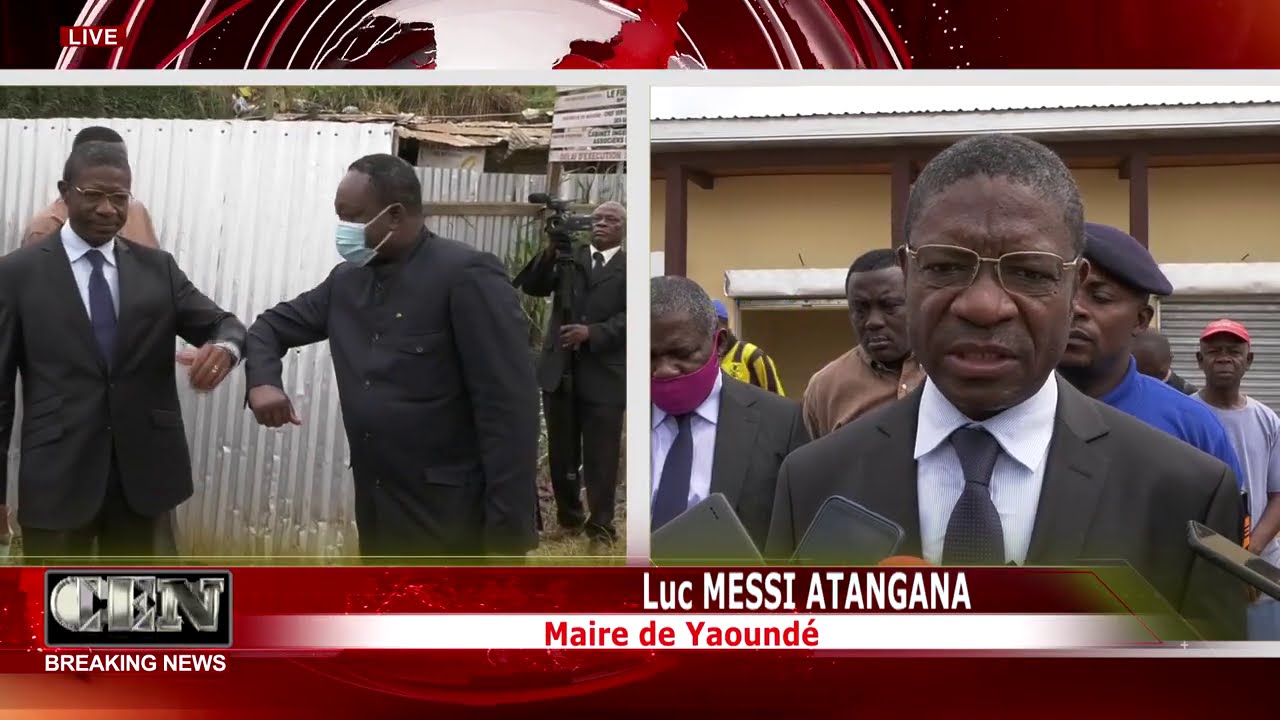 CAMEROUN: Aménagement Urbain, le maire de la ville de Yaoundé visite les chantiers