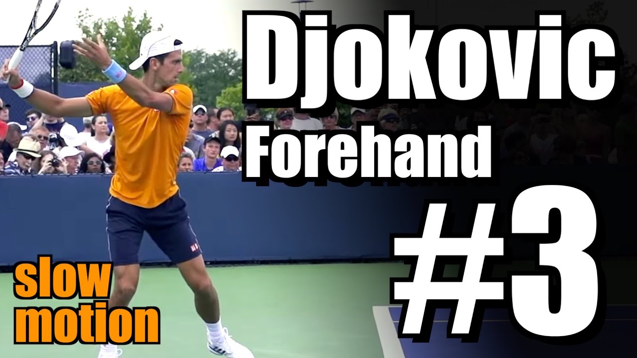 Novak Djokovic in Super Slow Motion | Forehand #3 | Western & Southern Open 2014