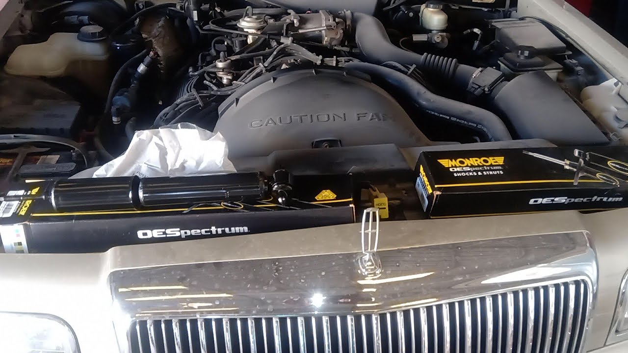 front shock absorber replacement ford lincoln town  executive series