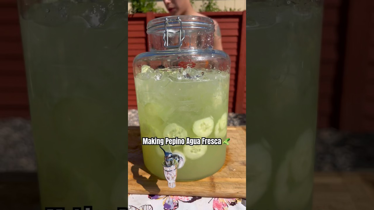 one of my favorite agua frescas 😮&zwj;💨🔥🇲🇽