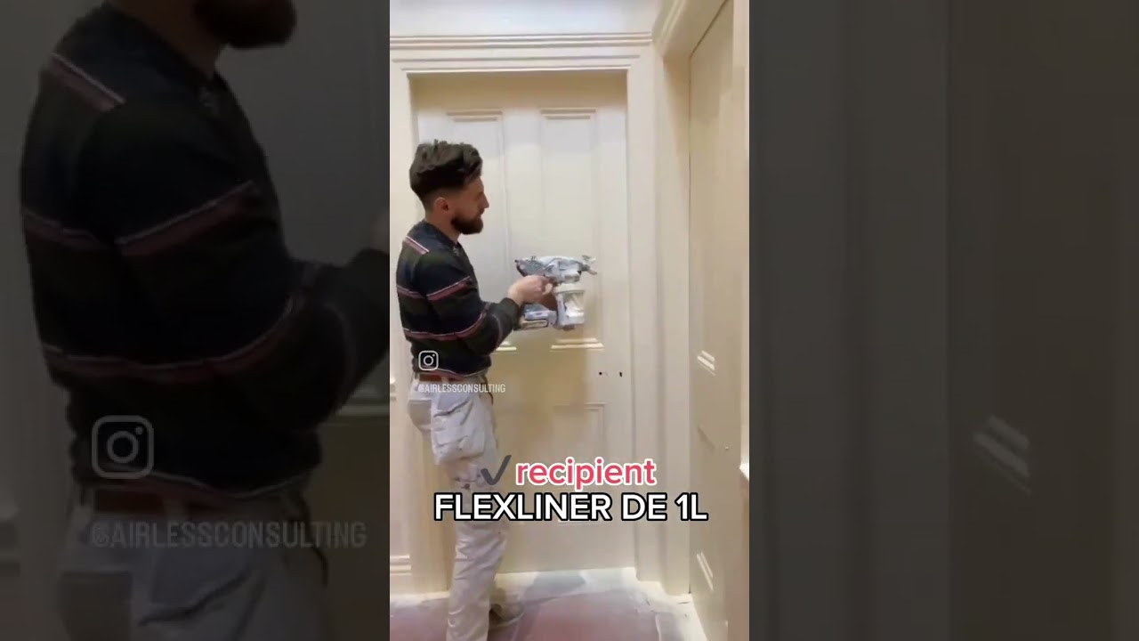 Pistol de vopsit Graco pe santier