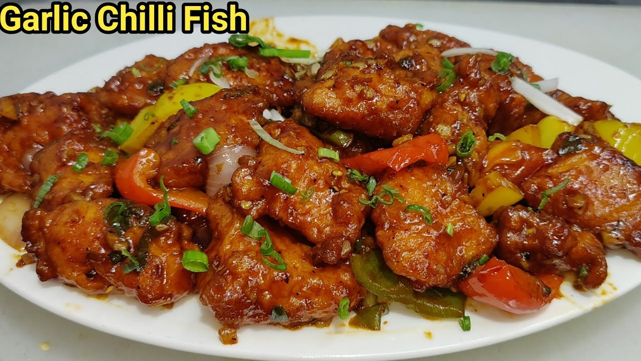 Crispy Chilli Garlic Fish Restaurant Style |गार्लिक चिल्ली फिश |Tasty Fish Chilli Recipe |Chef Ashok