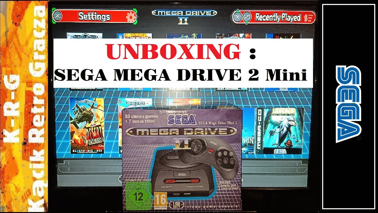 Sega Mega Drive Mini 2 - Unboxing i pierwszy test !!!!