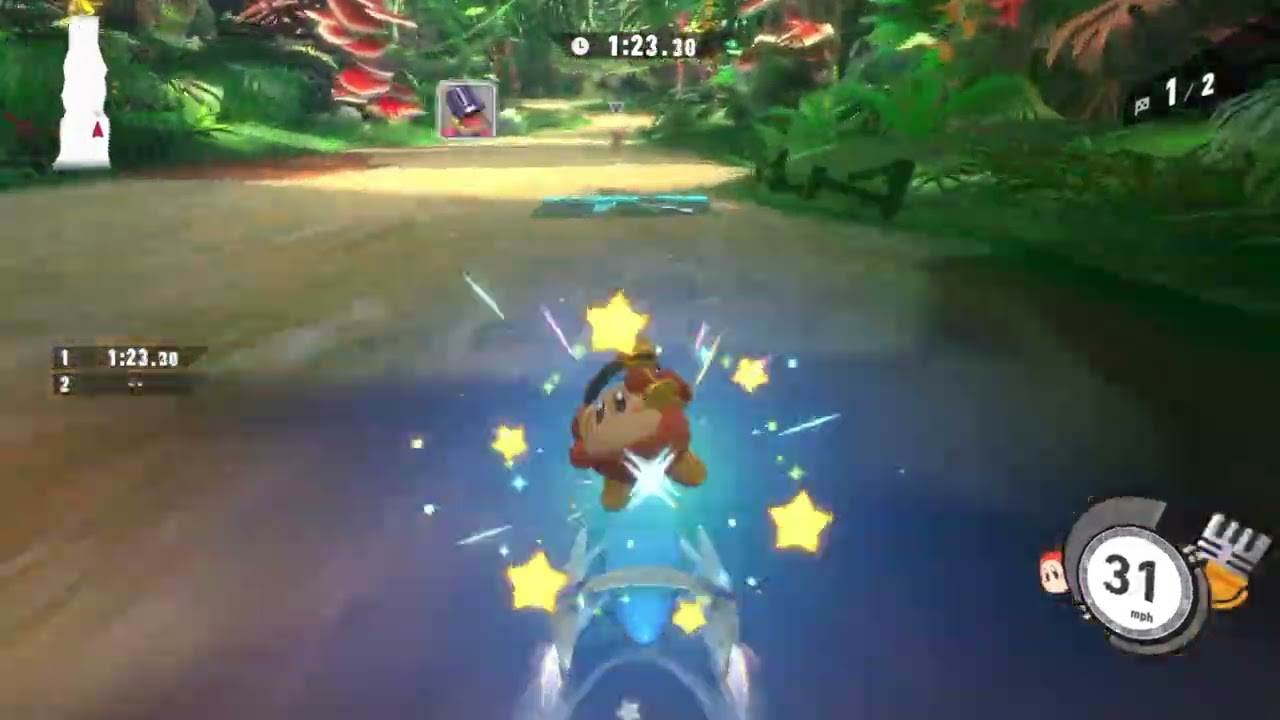 Kirby Air Riders - Air Ride Time Attack: Cavernous Corners with Waddle Dee