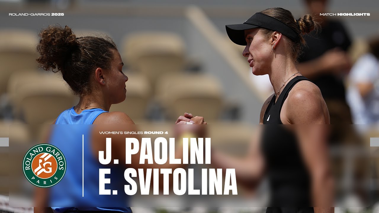 Highlights Paolini vs Svitolina Round 4 | Roland-Garros 2025
