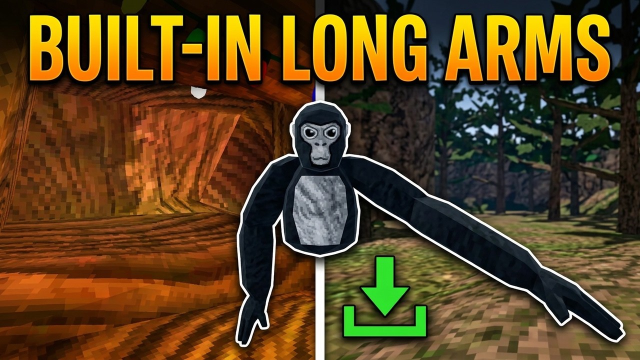 How To Add Built-In Long Arms To Your Gorilla Tag Copy In  Under 3 Minutes