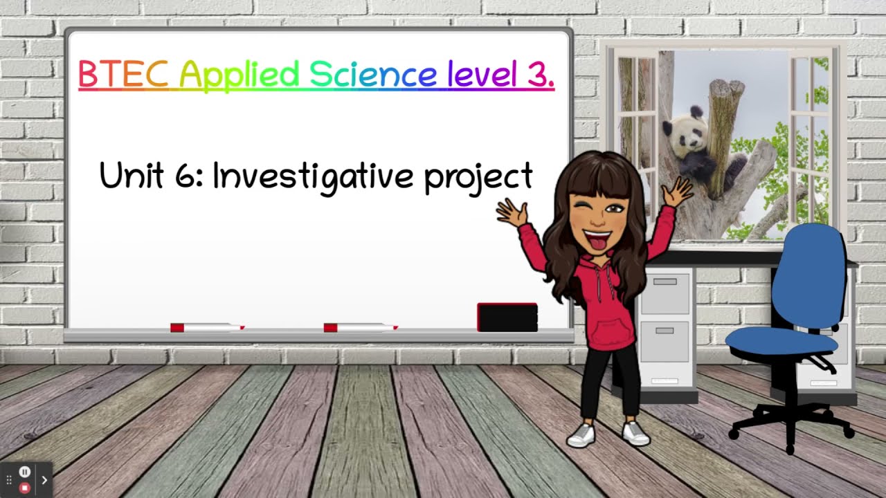 BTEC Applied Science Unit 6 - Investigative project: BioTeach London