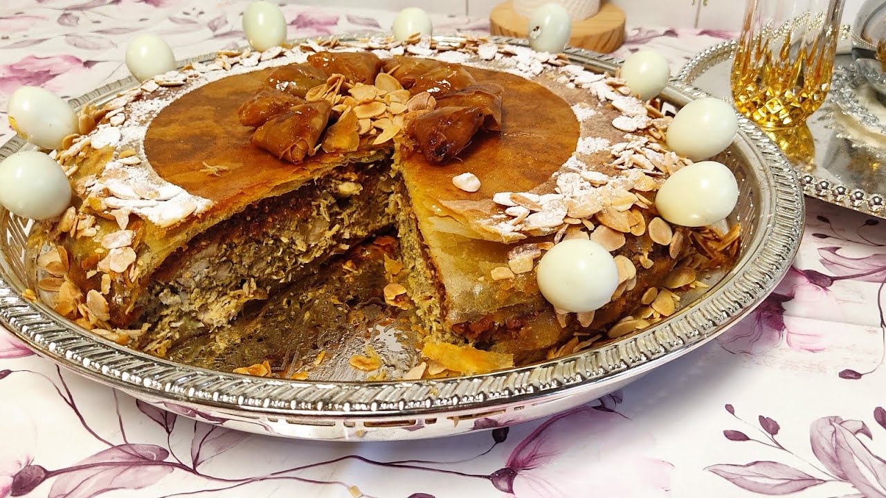 #Pastela de pollo típica #Marroquí 😋 بسطيلة بالدجاج المغربية روعة. #الطبخ_المغربي