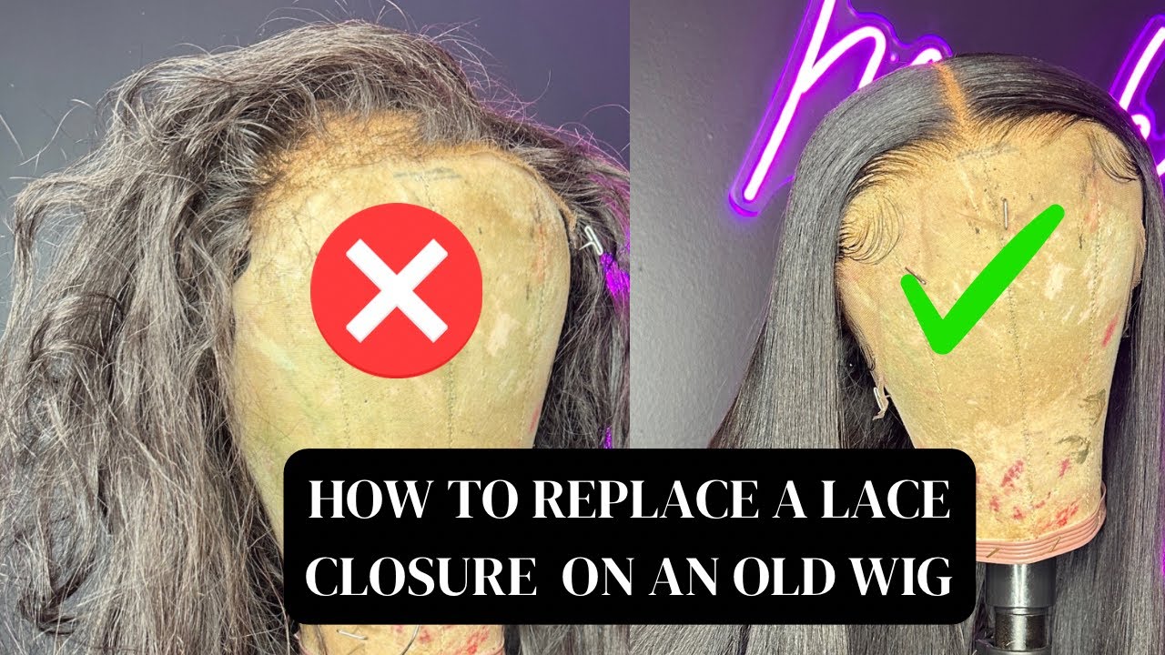 HOW TO REPLACE CLOSURE ON WIG | BEGINNER FRIENDLY